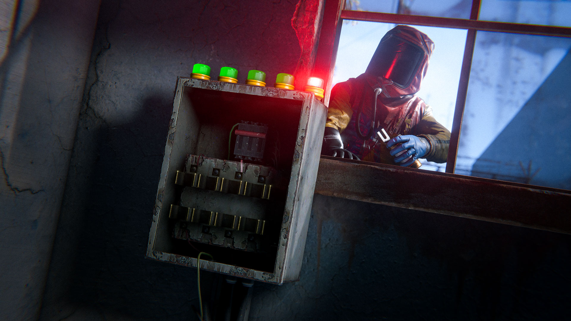 Малый блок Heavy Fuse у разбитого окна Электростанции